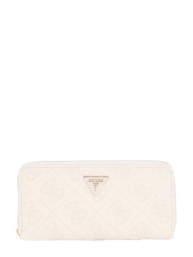 Guess Guess Голям дамски портфейл Adelasia Slg SWQL96 58146 Екрю