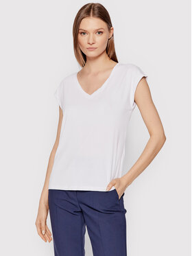 Vero Moda Vero Moda T-Shirt Filli 10247666 Biały Regular Fit