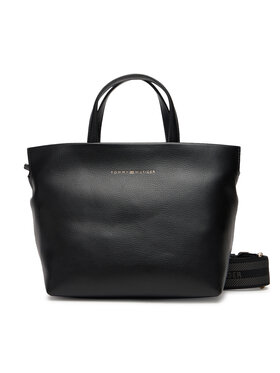 Tommy Hilfiger Tommy Hilfiger Τσάντα Th Logotape AW0AW17694 Μαύρο