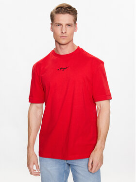 Hugo Hugo T-Shirt 50486471 Czerwony Relaxed Fit