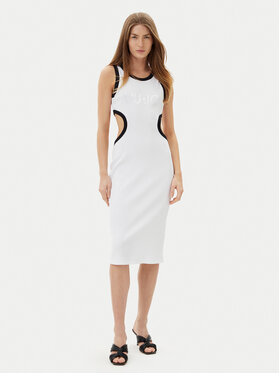 Liu Jo Liu Jo Rochie de vară VA5043 J4822 Alb Regular Fit