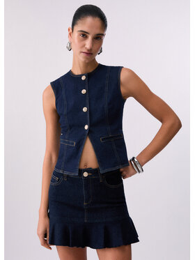 Liu Jo Liu Jo Kamizelka UA6345D492577000 Błękitny Slim Fit