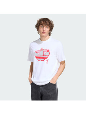 adidas adidas Koszulka techniczna 162146 Biały Regular Fit