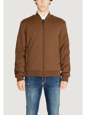 Antony Morato Antony Morato Płaszcz DOBBY TECHNO Brązowy Regular Fit