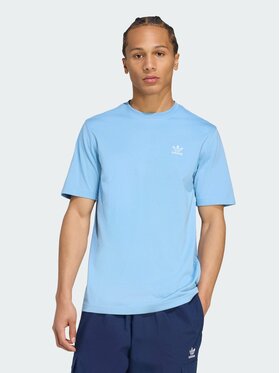 adidas adidas T-Shirt Trefoil Essentials Tee Błękitny Regular Fit