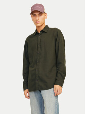 Jack&Jones Jack&Jones Cămașă Joshua 12258429 Verde Slim Fit