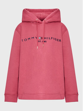 Tommy Hilfiger Curve Džemperis Essential WW0WW29155 Rožinė Regular Fit