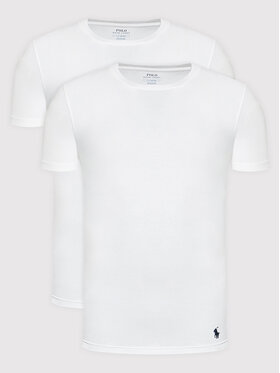 Polo Ralph Lauren Polo Ralph Lauren Σετ 2 T-Shirts Core Replen 714835960002 Λευκό Slim Fit