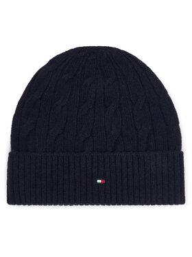 Tommy Hilfiger Tommy Hilfiger Müts Th Flag Cable AM0AM14859 Tumesinine
