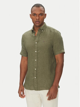 Tommy Hilfiger Tommy Hilfiger Koszula MW0MW35207 Zielony Regular Fit