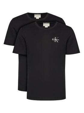Calvin Klein Jeans Calvin Klein Jeans Komplet t-shirtów LV04RF279G Czarny Regular Fit