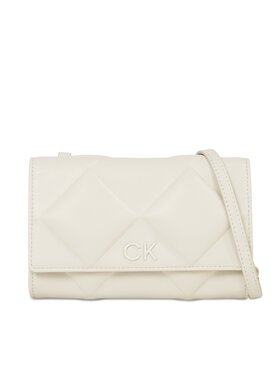 Calvin Klein Calvin Klein Kabelka Re-Lock Quilt Mini Bag K60K611086 Écru