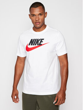 Nike Nike T-Shirt Icon Futura AR5004 Biały Regular Fit