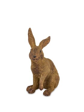 MIAhome MIAhome Figurka siedzący zając mały Brązowy