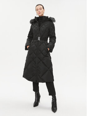 Guess Guess Zimní kabát W3BL37 WEX52 Černá Regular Fit