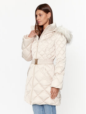 Guess Guess Ziemas mētelis W3BL36 WEX52 Bēšs Regular Fit