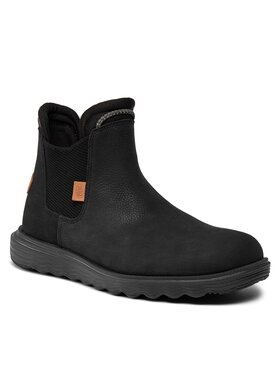 Hey Dude Gležnjarji Chelsea Branson Boot M Craft Leather 40187-001 Črna