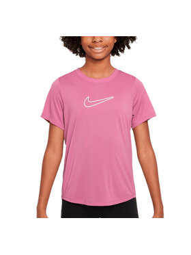 Nike Nike T-Shirt One Fitted Różowy Regular Fit