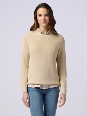 Oltre Oltre Cardigan M064J004790N002 Écru Regular Fit