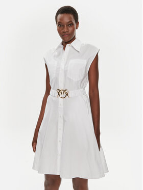 PINKO Pinko Сукня-сорочка Anaceta 103111 A1P4 Білий Regular Fit