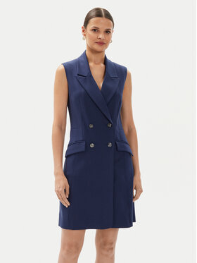 Guess Guess Koktel haljina W4YK25 KBJP2 Tamnoplava Regular Fit