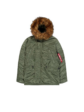 Alpha Industries Alpha Industries Kurtka zimowa N-3B Heritage Winter Jacket Zielony Core Fit