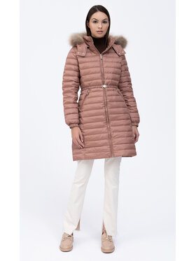 Tiffi Tiffi Kurtka damska PUMORI Brązowy Slim Fit
