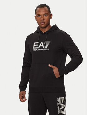EA7 Emporio Armani EA7 Emporio Armani Pulóver 6DPM62 PJVRZ 1200 Fekete Regular Fit