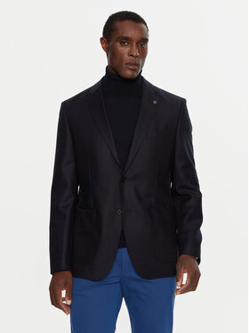 BOSS Boss Marynarka H-Janson 50528023 Granatowy Regular Fit