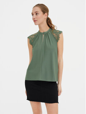Vero Moda Vero Moda Bluse Milla 10226072 Grün Regular Fit