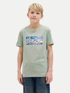 Jack&Jones Junior Jack&Jones Junior T-shirt Colton 12269809 Verde Regular Fit