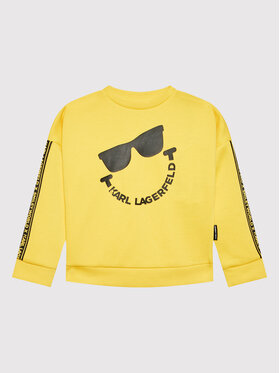 KARL LAGERFELD KARL LAGERFELD Sweatshirt SMILEY WORLD Z25354 D Gelb Relaxed Fit