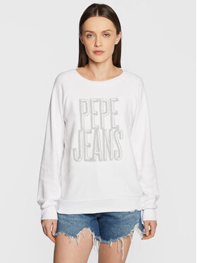 Pepe Jeans Pepe Jeans Bluza PL581260 Biały Regular Fit