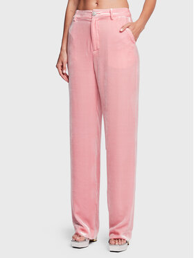 Custommade Custommade Pantalon en tissu Pamela 999365534 Rose Wide Leg