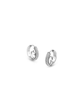 Guess Guess Náušnice JUBE03299JW-RH Strieborná