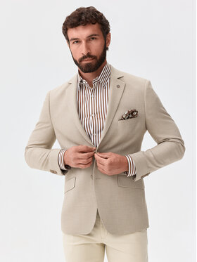 Evenemen Evenemen Marynarka Coco 0707 Beżowy Slim Fit