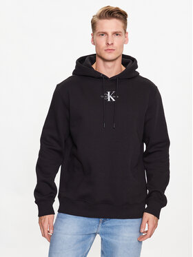 Calvin Klein Jeans Calvin Klein Jeans Majica dugih rukava J30J323749 Crna Regular Fit