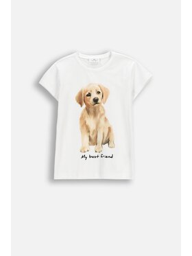 Coccodrillo Coccodrillo T-Shirt WC6143204VGA-001 Biały Regular Fit