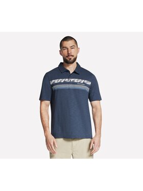 Skechers Skechers Polo TP105-CCNV Granatowy Regular Fit