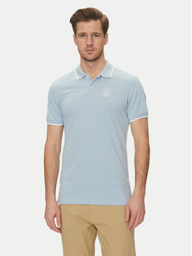 Blend Blend Tricou polo 20708180 Albastru celest Regular Fit