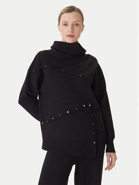 LOLA CASADEMUNT LOLA CASADEMUNT Sweater LF2511010 Fekete Regular Fit