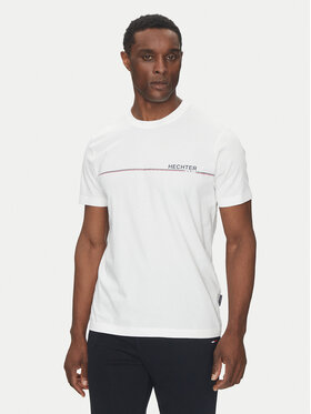 Hechter Paris Hechter Paris T-Shirt 75008 151919 Weiß Regular Fit