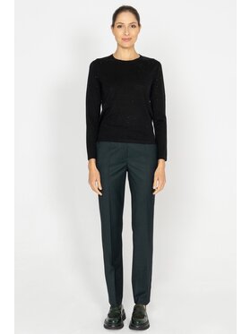 Deni Cler Milano Deni Cler Milano Spodnie materiałowe W-DC-5284-D5-E2-48-1 Zielony Regular Fit
