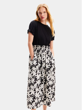Desigual Desigual Letné šaty Marlon 24SWVW40 Čierna Regular Fit