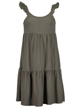 Blue Seven Blue Seven Лятна рокля 528112 X Зелен Regular Fit