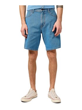 Wrangler Wrangler Szorty jeansowe 112362350 Niebieski Regular Fit
