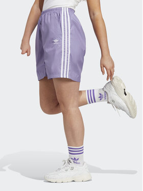 adidas adidas Sportiniai šortai Adicolor Classics Ripstop Shorts IB7300 Violetinė Regular Fit