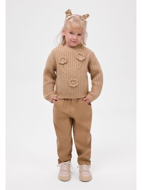 minoti minoti Spodnie materiałowe 32PANT101 Brązowy jasny Regular Fit