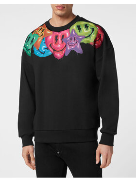 PHILIPP PLEIN PHILIPP PLEIN Mikina 827 Čierna Regular Fit