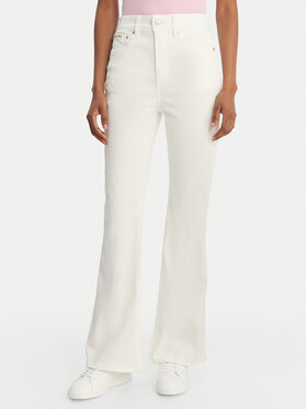 Calvin Klein Jeans Calvin Klein Jeans Jeans hlače LV047F746G Bela Flare Fit